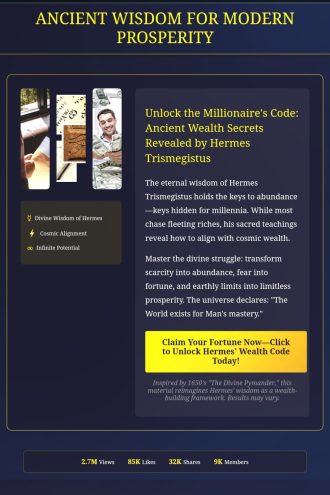 ANCIENT WISDOM FOR MODERN PROSPERITY